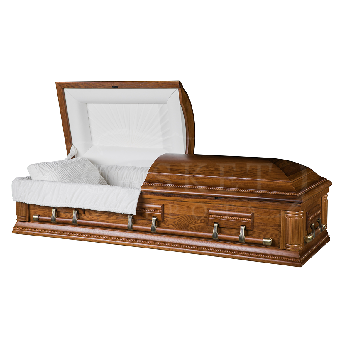 The Berwick | American Oak Wood Casket