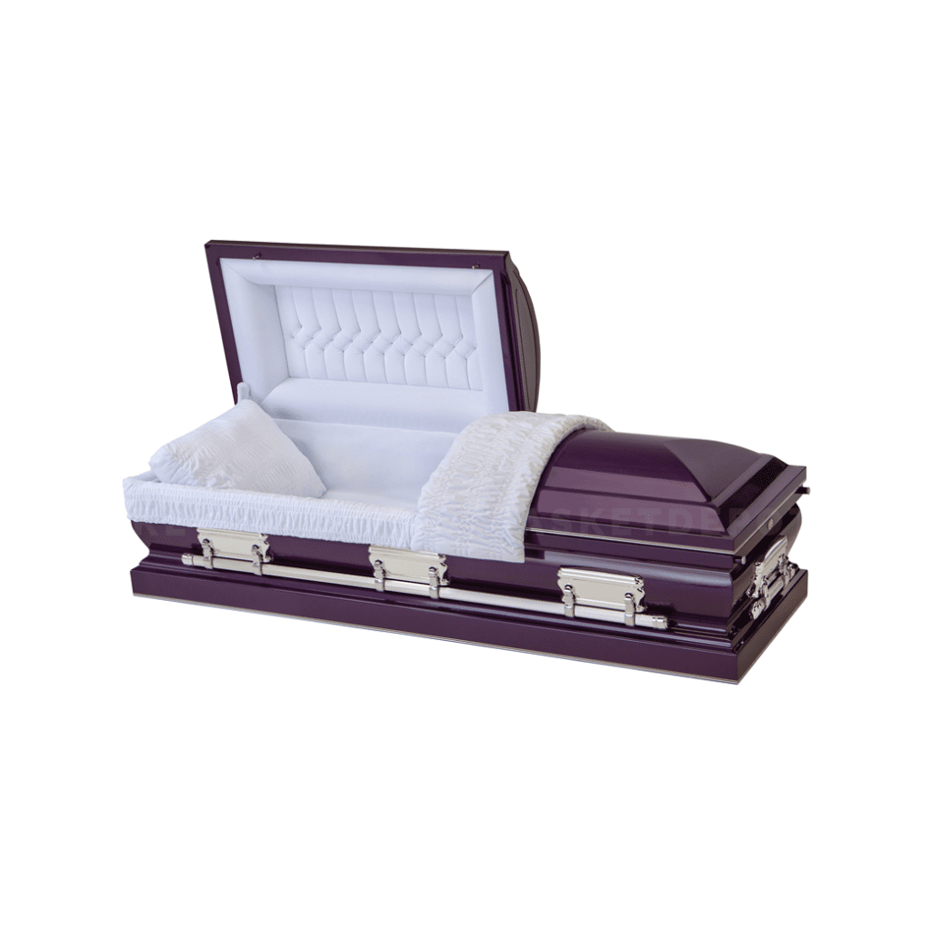Kingston Purple | 18 Gauge Steel Casket -