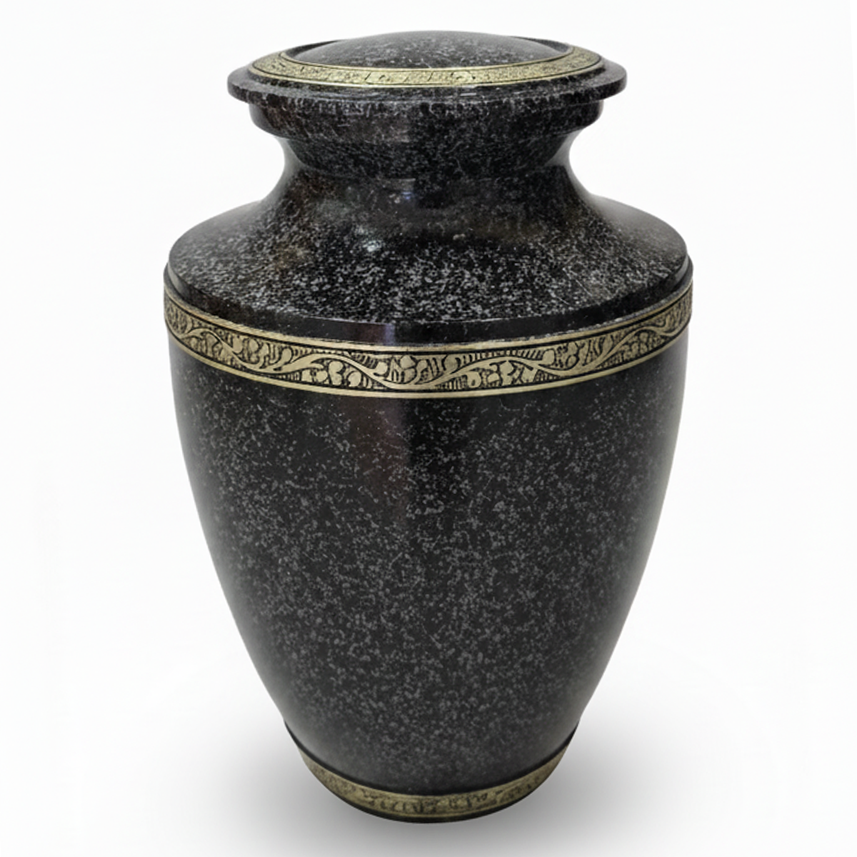 Black with Gold Brass